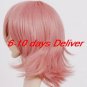 dark pink vocaloid luka cosplay wig