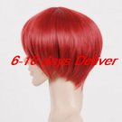 dark red Starry Sky Yoh Tomoe Cosplay Wig