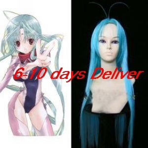 DearS Ren Commission Long Blue Cosplay Wig