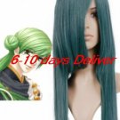 Deep Green Haruka Hachiyou Shou Abeno Yasuaki Nylon Cosplay Wig