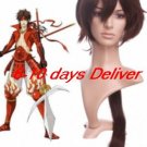 Devil Kings Sanada Yukimura Brown Nylon Cosplay Wig