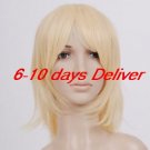 Discount Light Yellow Saint Seiya Cosplay Wig