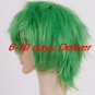 discount short green cosplay wig