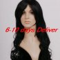Fashion Black Macross Frontier Sheryl Nome Cosplay Wig