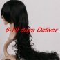 Fashion Black Macross Frontier Sheryl Nome Cosplay Wig