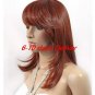fashion full wigs Womens wine red medium lady gaga hair Wigs