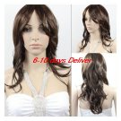 Fashion Ladies Medium wig Synthetic Curly Hair Wigs