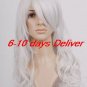 Fashion White Macross Frontier Sheryl Nome Cosplay Wig