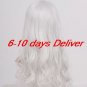 Fashion White Macross Frontier Sheryl Nome Cosplay Wig