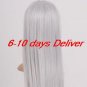Female Cheap Costume Long Straight White Cosplay Wigs
