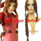 Final Fantasy Aeris Gainsborough Cosplay Wig
