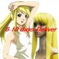 Fullmetal Alchemist Brotherhood Winry Rockbell Cosplay Wig
