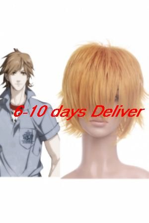 Gold Sweet Pool Nylon Cosplay Wig