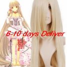 Golden Chobits Eruda Nylon Cosplay Wig
