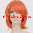 golden orange straight layer reborn! shoichi irie cosplay wig