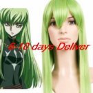 Green Code Geass-C.C. Nylon Cosplay Wig