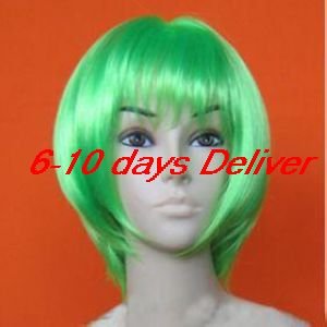 Green Cosplay Wig