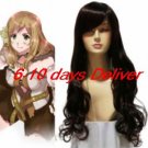 Hetalia Elizaveta Hedervary Light Brown Cosplay Wig