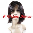 High Quality Synthetic Natural Look Auburn Straight Hair Wig