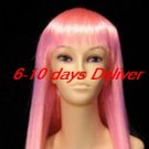 Inches Long Pink Cosplay Wig
