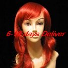 Inches Wavy Red Cosplay Wig