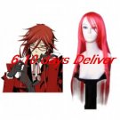 Kuroshitsuji Grell Cosplay Wig