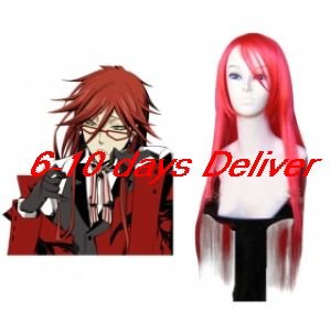 Kuroshitsuji Grell Cosplay Wig