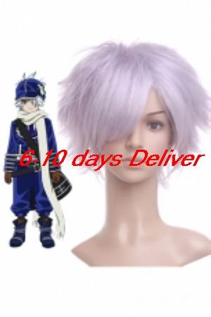 Lavender   Letter Bee-Lag Seeing Nylon Cosplay Wig