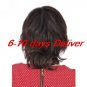 Length High Quality Dark Aubum Wave Hair Wig