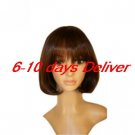 Length High Quality Synthetic Brown Bob Hair Wig