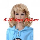 Length High Quality Synthetic Light Blonde Curly Hair Wig