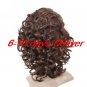 Length High Quality Synthetic Light Brown Curly Hair Wig