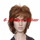 Length High Quality Synthetic Natural Look Honey Brown European Weave Hair Wig
