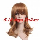 Length High Quality Synthetic Natural Look Light Blonde Curly Hair Wig