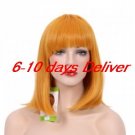 Length High Quality Synthetic Yellow Straight Hair Wig