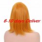 Length High Quality Synthetic Yellow Straight Hair Wig
