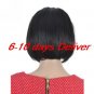 Length Top Grade Quality Synthetic Black Bob Style Hair Wig