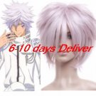 Light Pink Katekyō Hitman Reborn! Byakuran Nylon Cosplay Wig