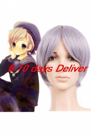 Light Purple  Axis powers Hetalia Norway Nylon Cosplay Wig