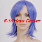 Light purple pandora hearts Xerxes Break cosplay wigs