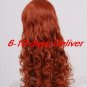 Long Brown Curly Cosplay Hair