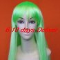 Long Green Cosplay Wig