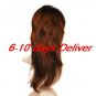 Long High Quality Synthetic Auburn Straight Hair Wig