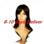 Long High Quality Synthetic Black Curly Hair Wig