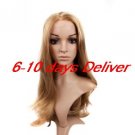 Long High Quality Synthetic Blonde Straight Hair Wig