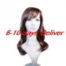 Long High Quality Synthetic Golden Brown Straight Hair Wig