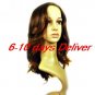 Long High Quality Synthetic Golden Brown Wave Hair Wig
