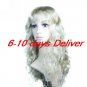 Long High Quality Synthetic Light Blonde Curly Hair Wig