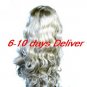 Long High Quality Synthetic Light Blonde Curly Hair Wig