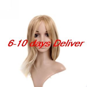 Long High Quality Synthetic Light Blonde Straight Hair Wig